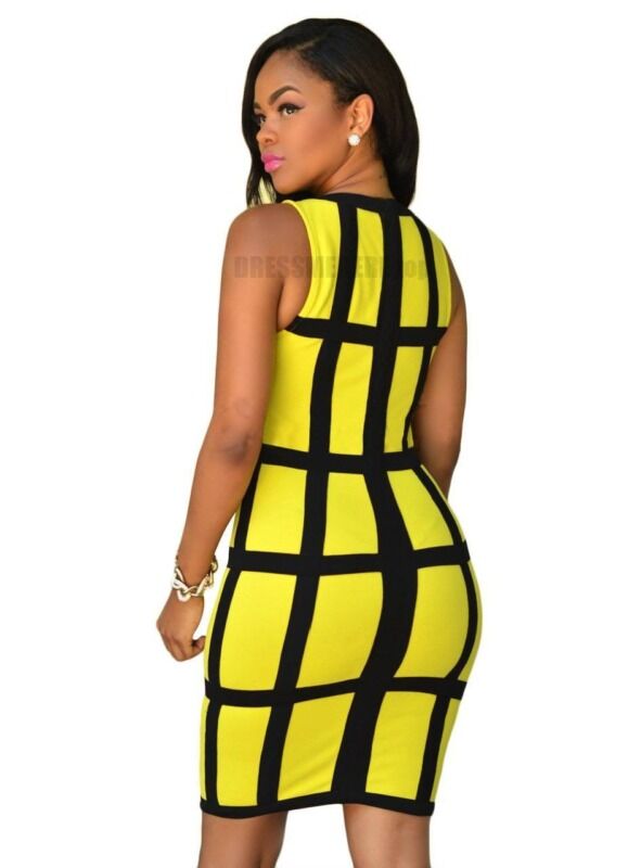 Neon color Slim Fit Colorful Print Dress NEON COLOR DRESSES color: lake blue|Neon Green|Orange|Purple|Rose Red|Yellow